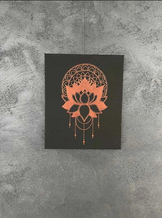 Mandala Lotosu obraz na płótnie