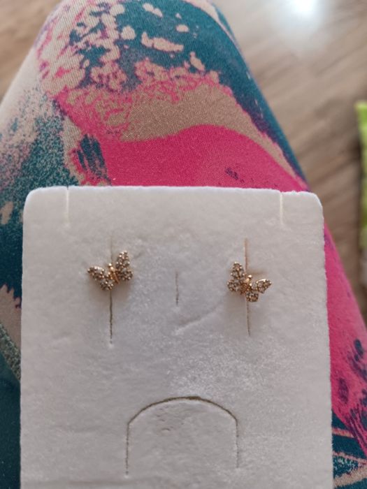 Kolczyki zlote p.585 z Apartu