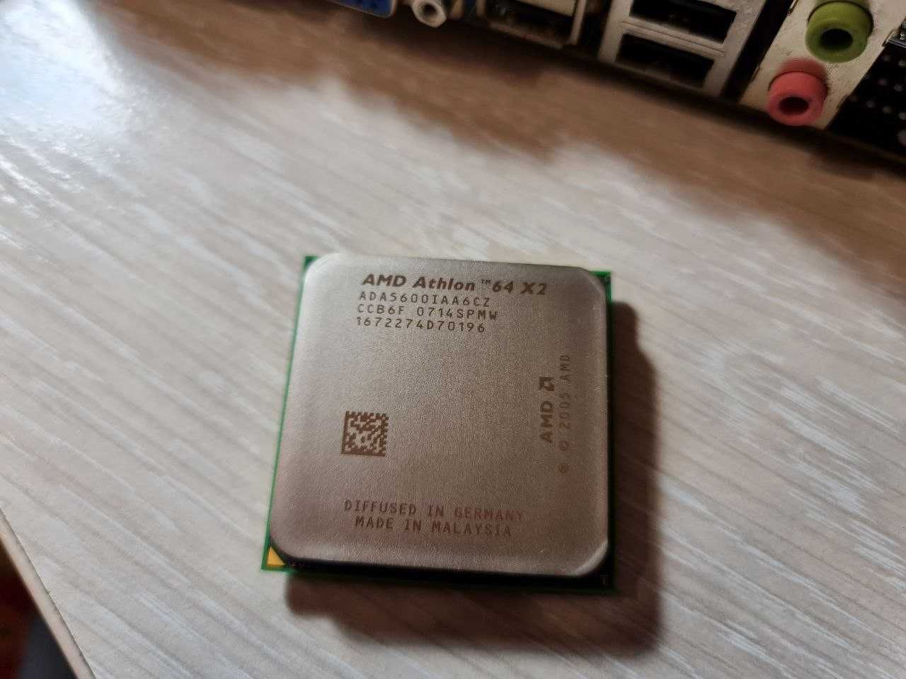 Материнская плата MSI K9N6PGM2-V2 + ЦП AMD Athlon64x2 + ОЗУ DDR2 1 Gb