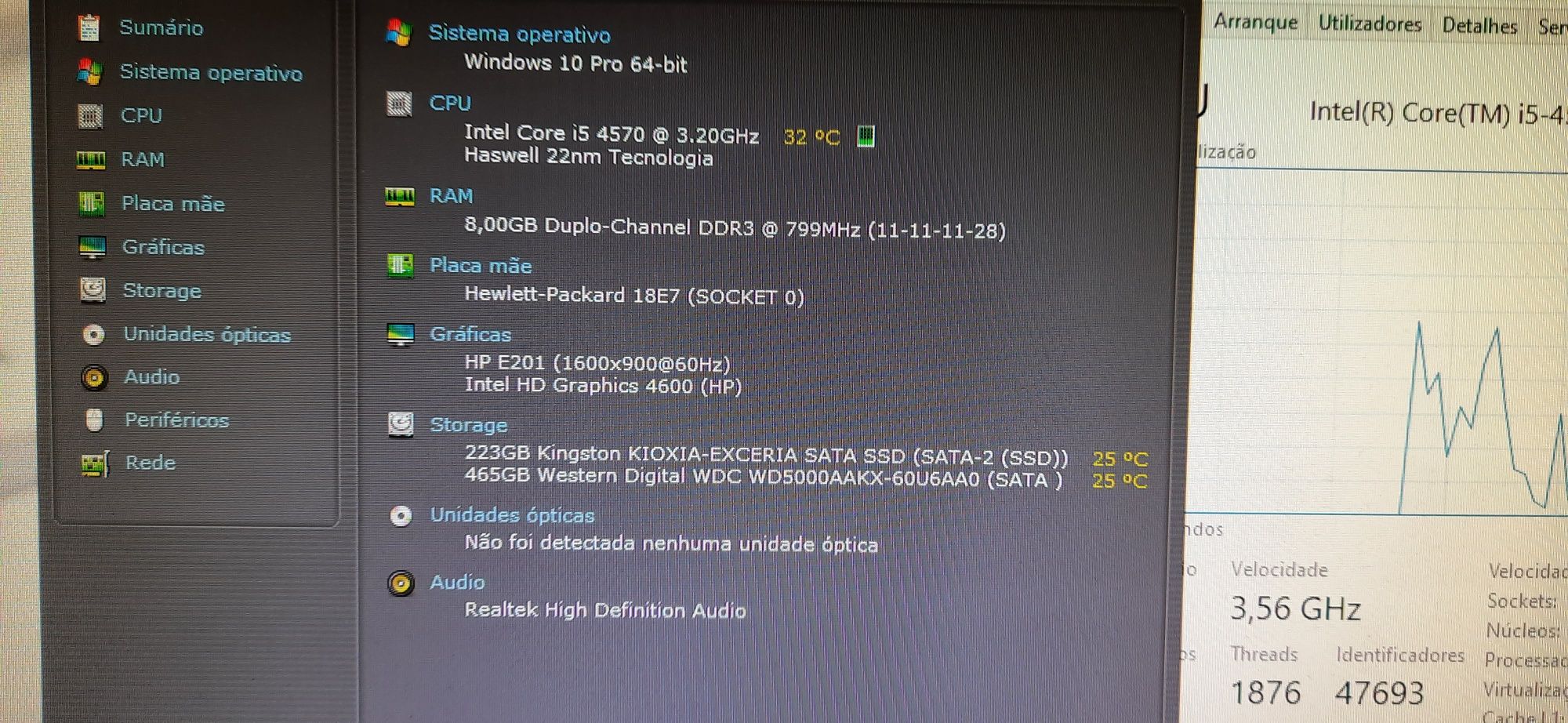 Promo HP800G1 + LCD 22"P.-4ªG. I5 3.2G-8G,SSD240+HD500,WIFI,KIT,W10/W1