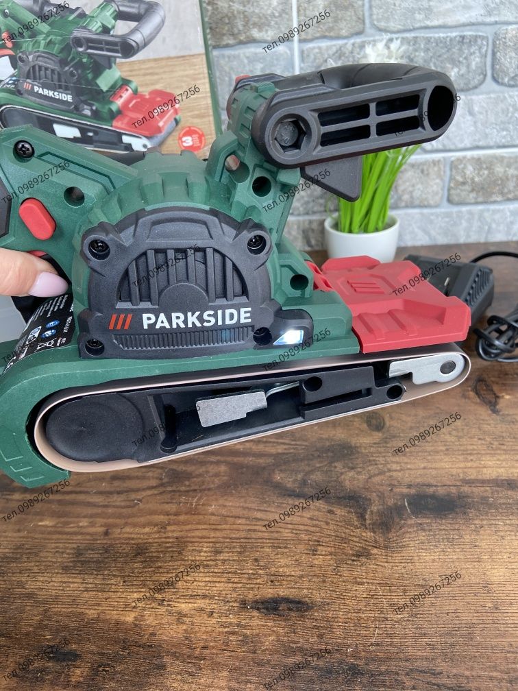Акумуляторна стрічкова шліфувальна машина PARKSIDE® з НІМЕЧЧИНИ