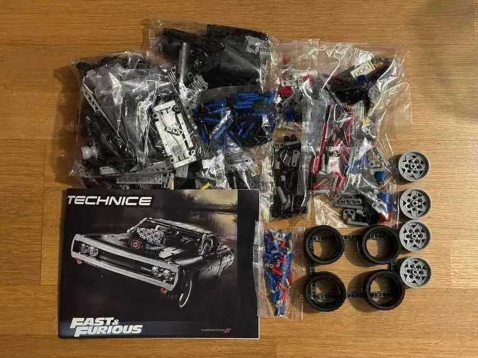 Dodge Charger Klocki Samochód Szybcy i Wściekli jak Lego Technic NOWE
