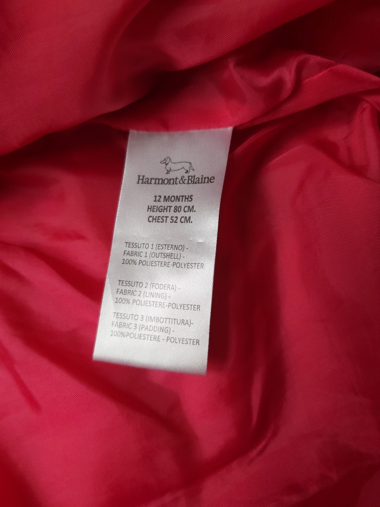 Куртка для дівчинки на 12м Harmont&Blain