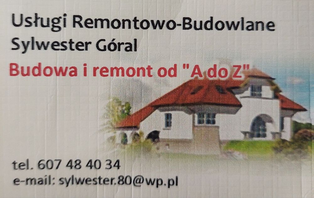 Usługi remontowe