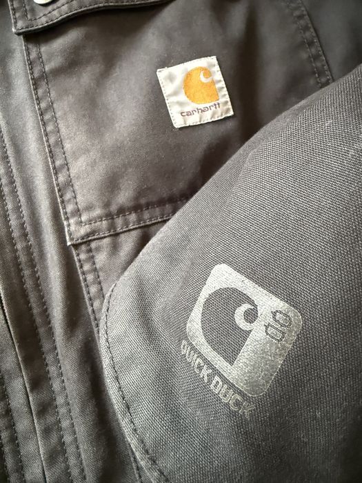 CARHARTT kurtka zimowa czarna używana vintage pikowana rozmiar L