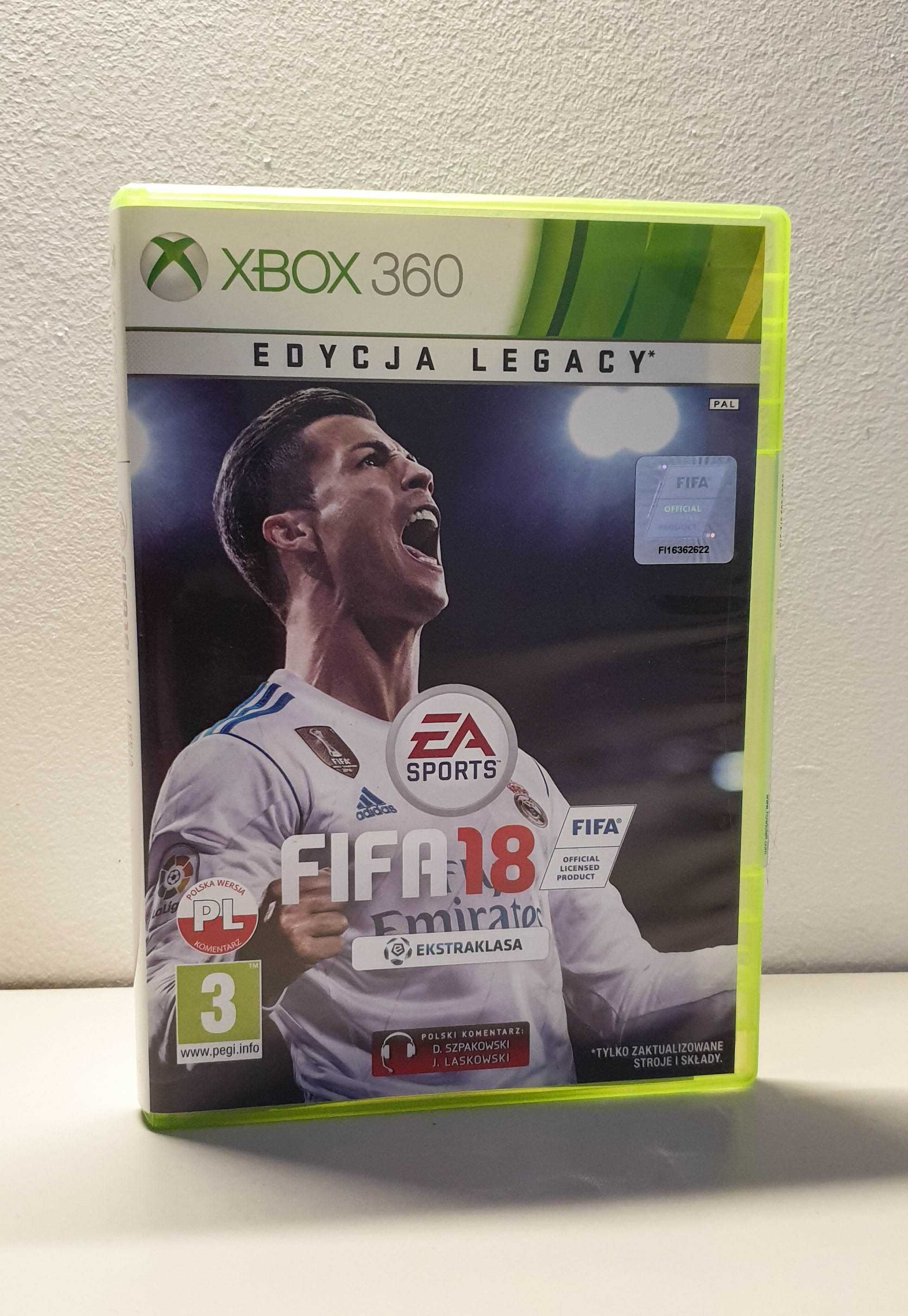 Gra Fifa 18 Xbox 360 2xPL