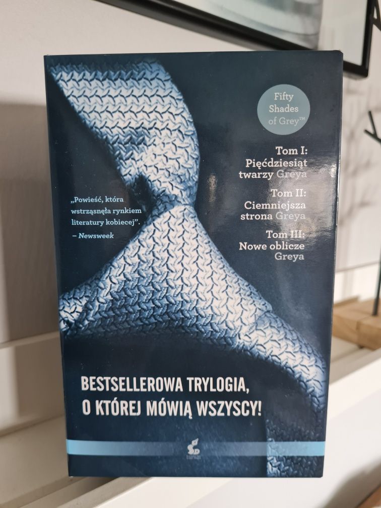 Pięćdziesiąt twarzy Greya cz. I,II,III NOWE