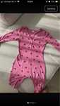 piżama pajacyk koszula nocna do spania spodnie rękaw serca onesie love