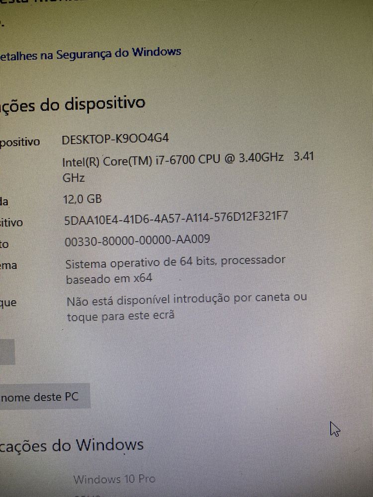 PC i7 6700 RX580 8gb