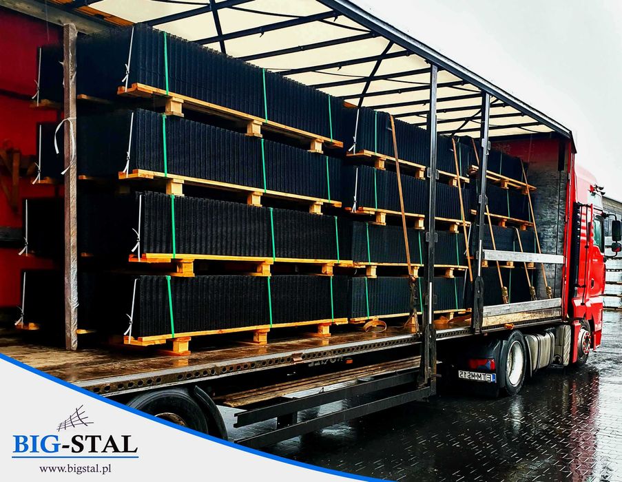 Panele ogrodzeniowe 1,23 h , 5 mm ocynk+kolor  PRODUCENT