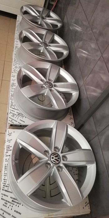 Oryginał! Felgi 16" 5x112 VW T-Roc Passat Tiguan Golf VIII VII Skoda