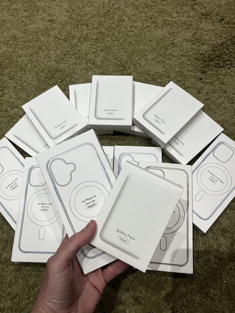Pack Capa MagSafe para iPhone 12/13/14/15/16 + Powerbank 20000mAh