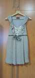 Vestido mini bege