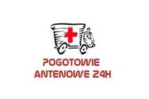 Montaż, ustawienie anten telewizji satelitarnej oraz naziemnej DVB-T2.
