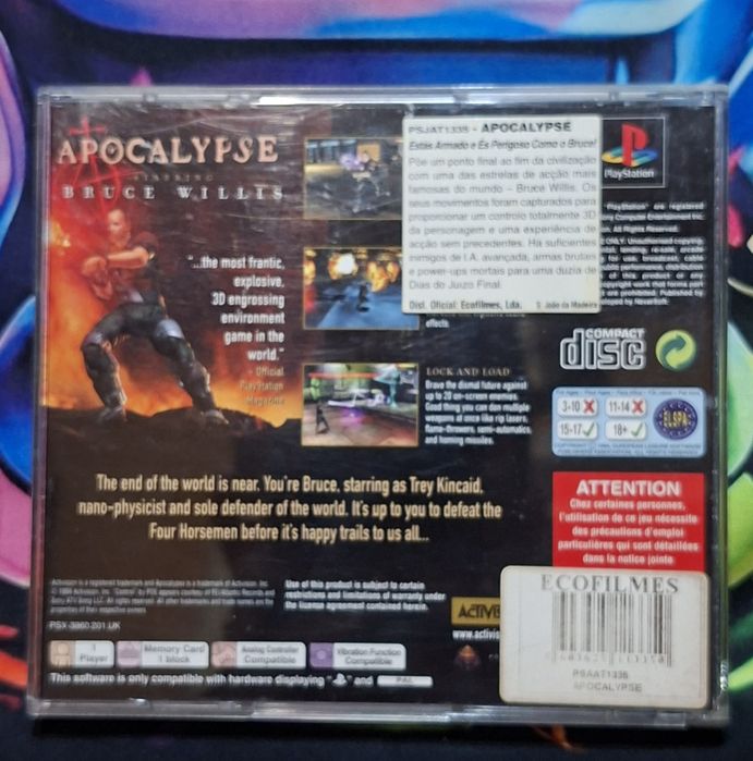 Apocalypse PS1 playstation