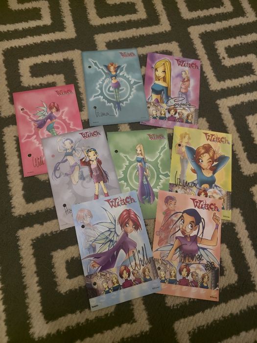 Zestaw 8 karteczek witch