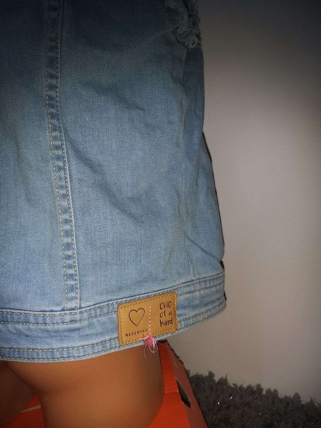 Bezrekawnik Reserved jeans Modny 146cm