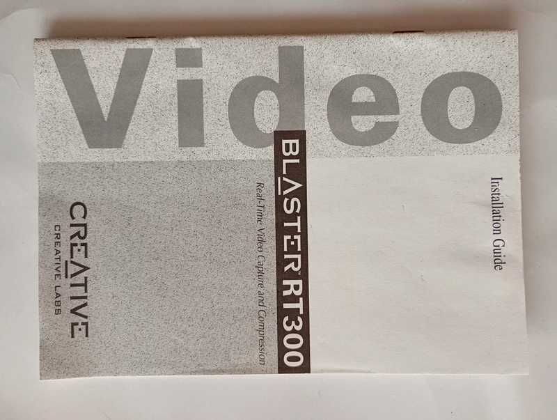 Creative Video Blaster RT300 (CT6061) Placa captura Video 1994