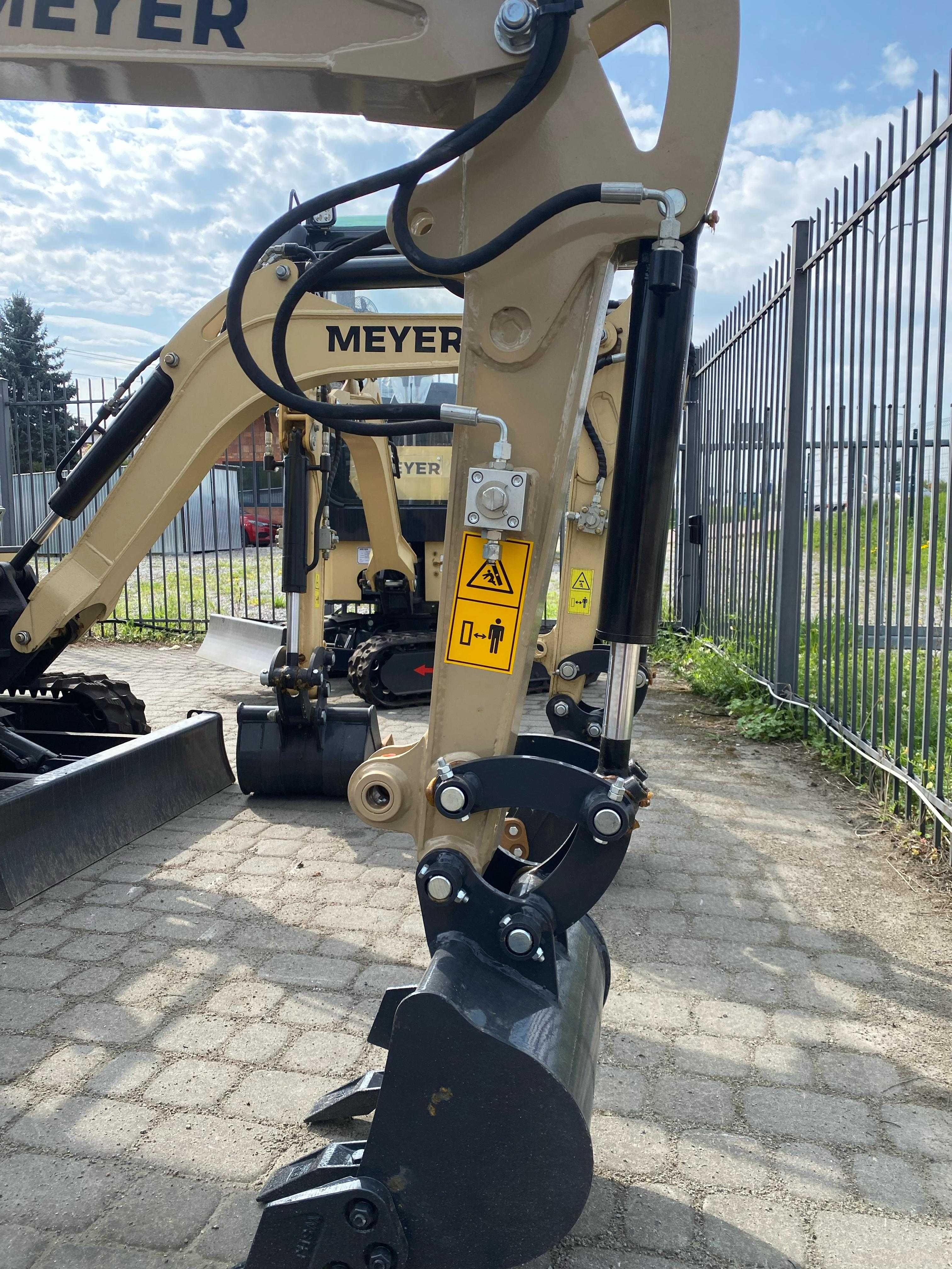 Minikoparka gąsienicowa MEYER X1000 skrętne ramię, 3 łyżki w cenie