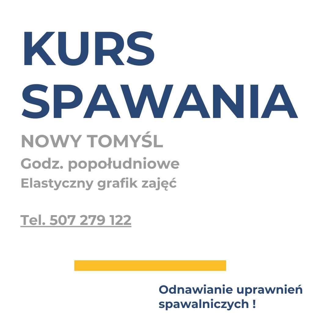 Kursy spawania !