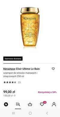 Kerastase elixir ultime szampon 250ml nowy