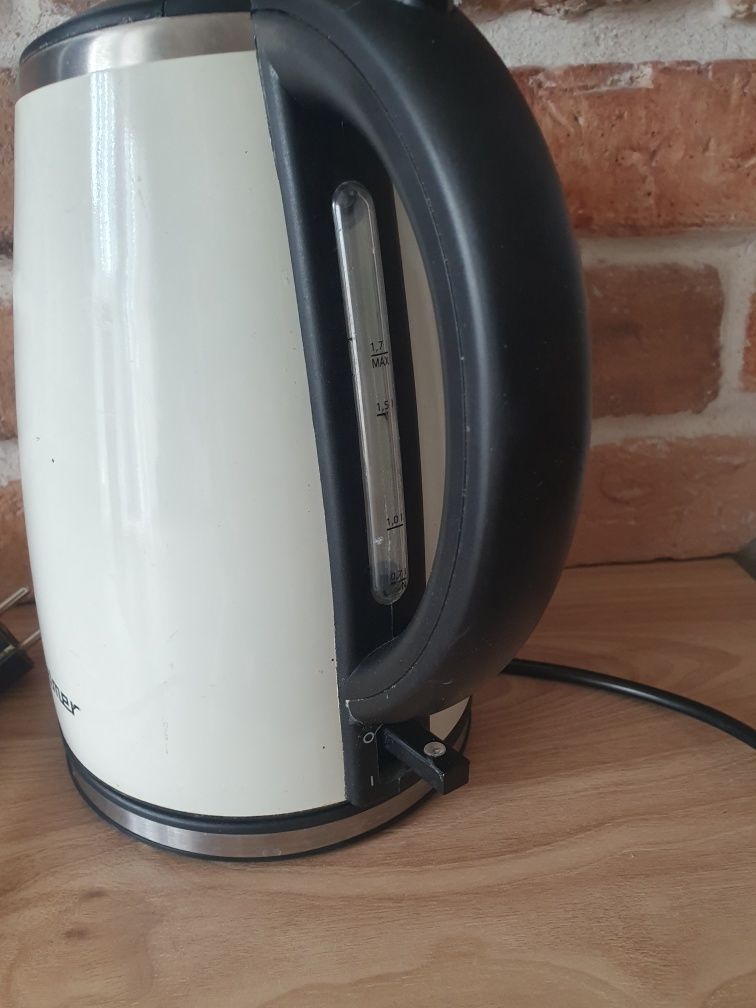 Czajnik elektryczny Zelmer ZCK1274E stal nierdzewna kremowy ecru