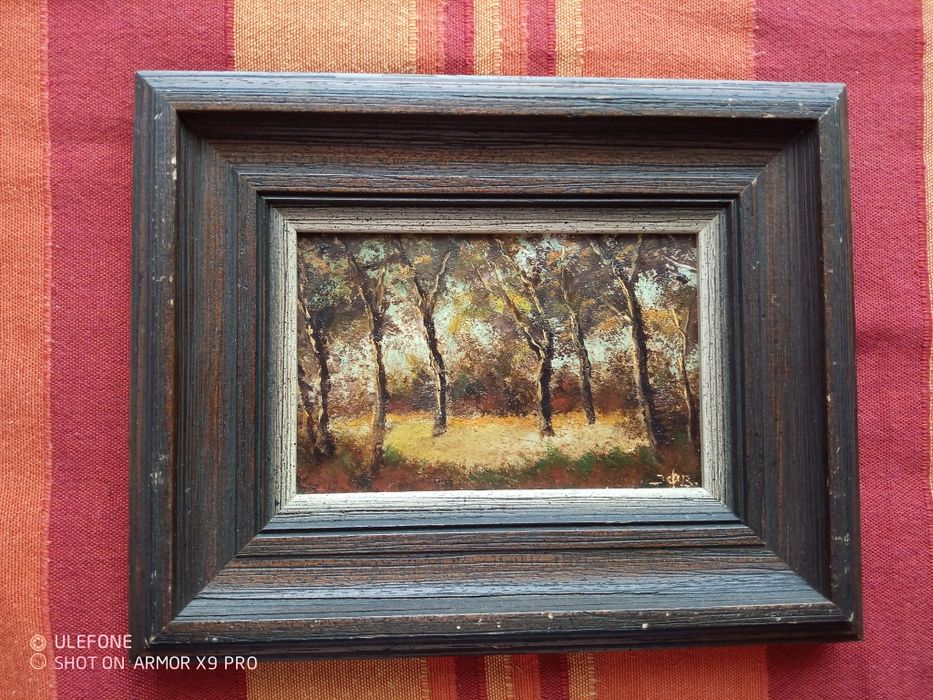Quadro pintado a óleo