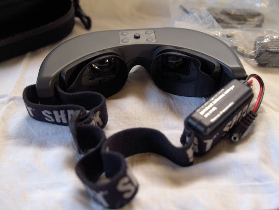 Kit Óculos FatShark Predator RC VisionV3 Teleporter FPV Drones