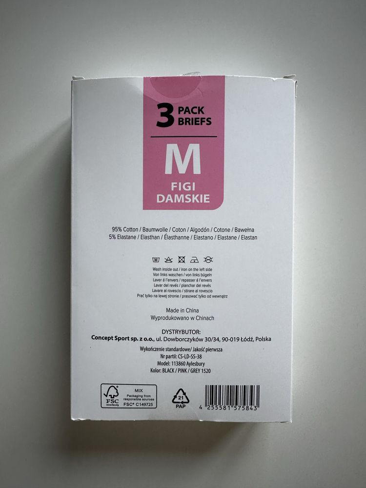 Majtki damskie Lonsdale 3-pak M.