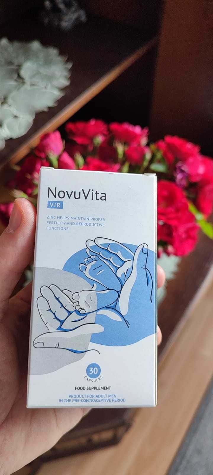 Witaminy NOVUVITA VIR Skuteczny na poprawę płodności u mężczyzn.