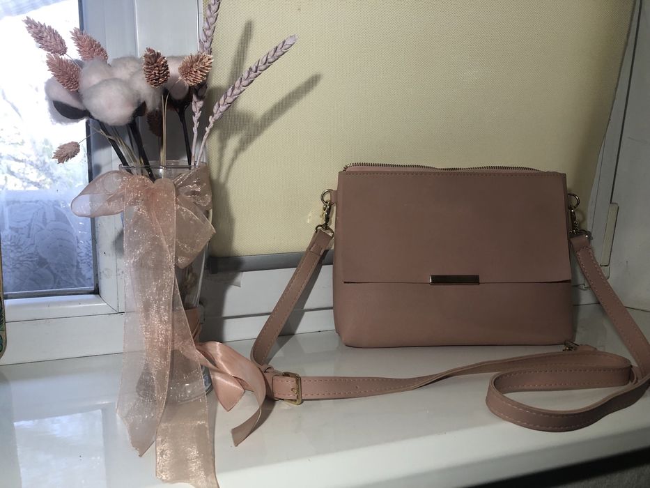 Сумочка/клатч,  рожевого кольору.