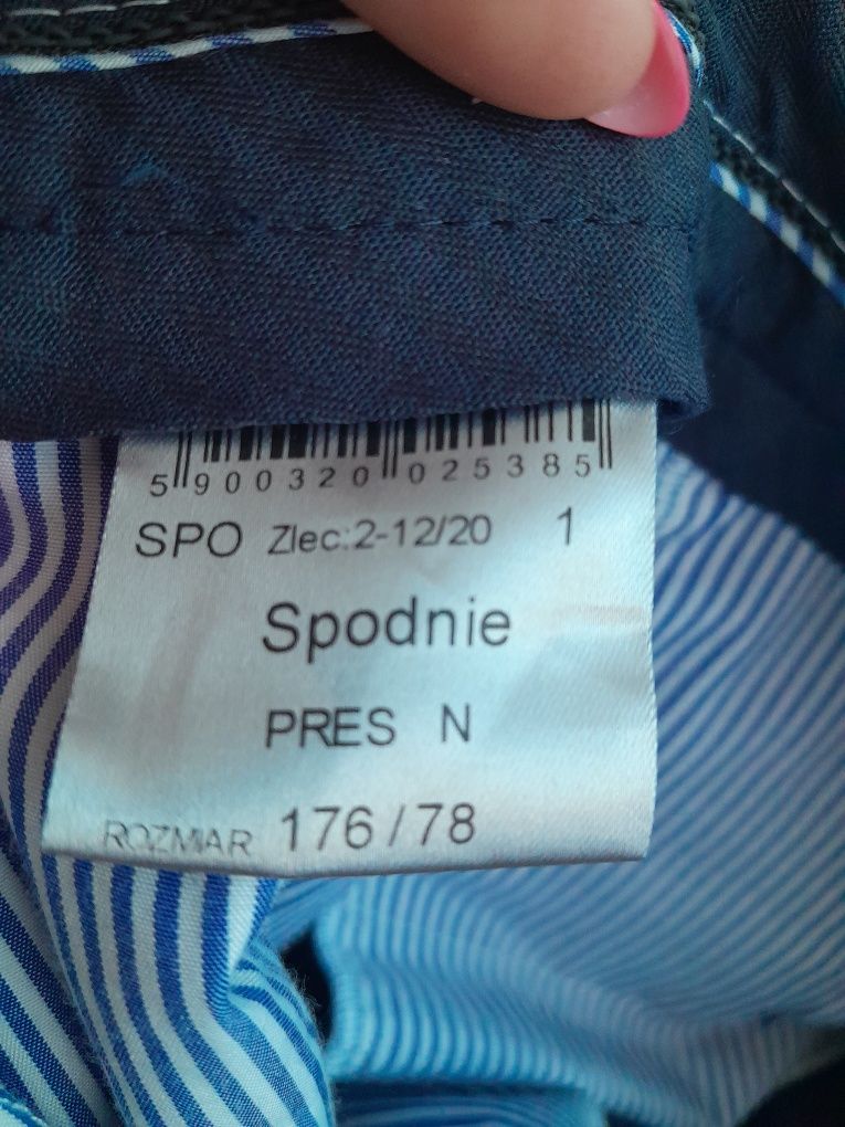 Spodnie garniturowe granatowe RECMAN  176/78