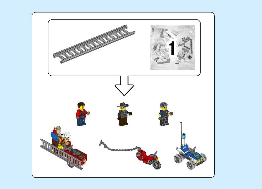 Klocki LEGO City Motor quad pościg wóz 60271 NOWE