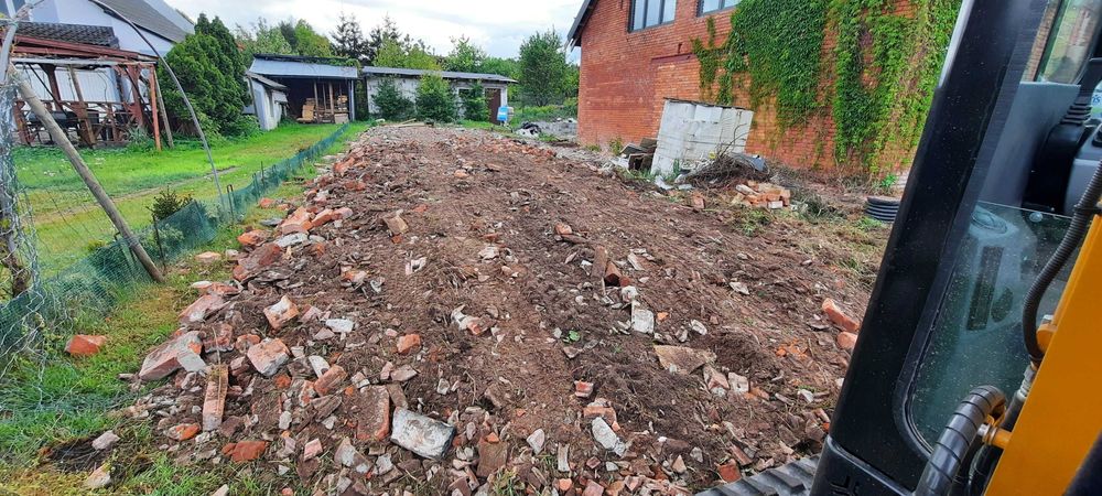 Prace ziemne minikoparką