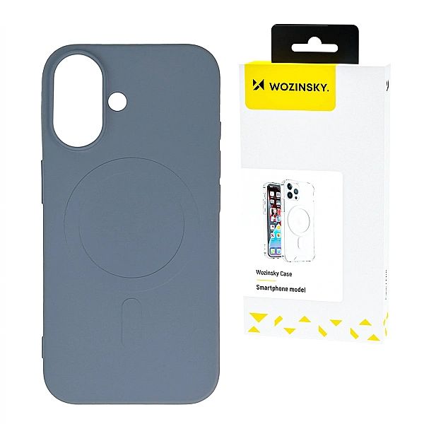 Etui Liquid Silicone Case MagSafe na Samsung Galaxy S25 Ultra - szare