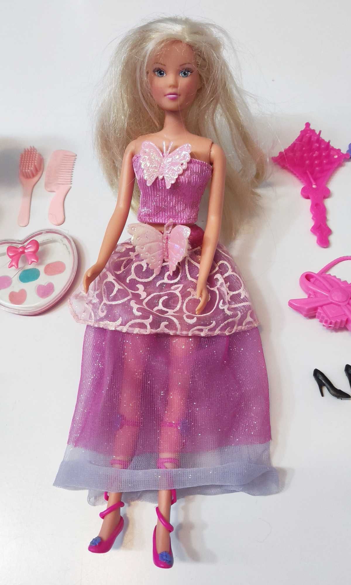 Zestaw 3x Lalka BARBIE, ubranka i buty akcesoria ruchome nogi Laleczka