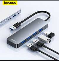 USB-C Хаб Baseus концентратор адаптер для MacBook  та інших 5в1 і 4в1