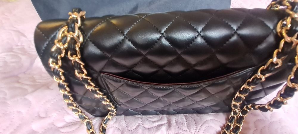 Torebka Chanel skóra,  czarna, nowa