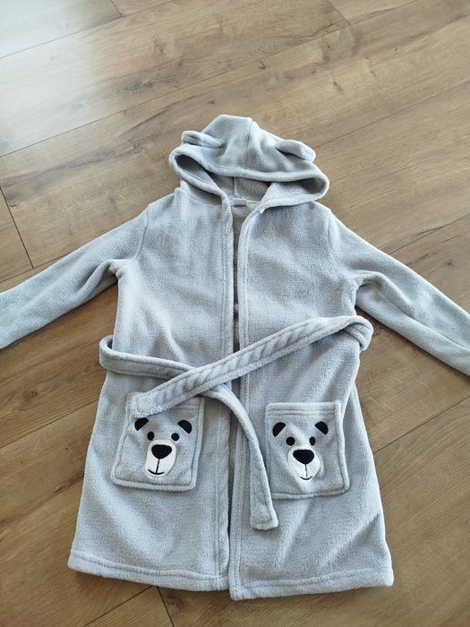 Szlafroczek miś rozmiar 122