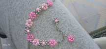 Pulseiras de flores