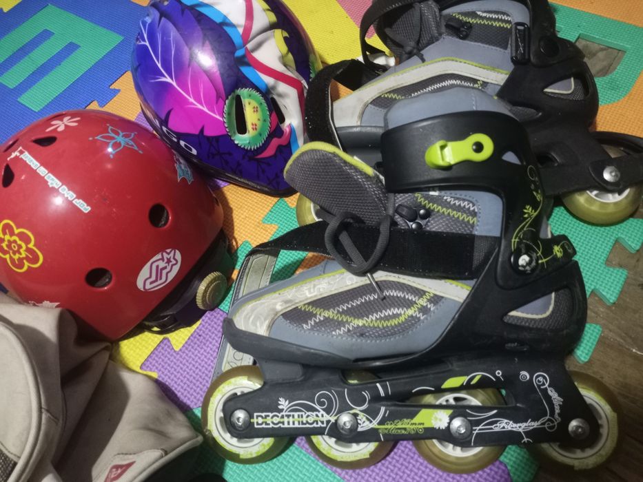 Patins em linha ótimo estado