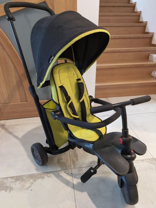 Składany rowerek-wózek dziecięcy trójkołowy SmartTrike