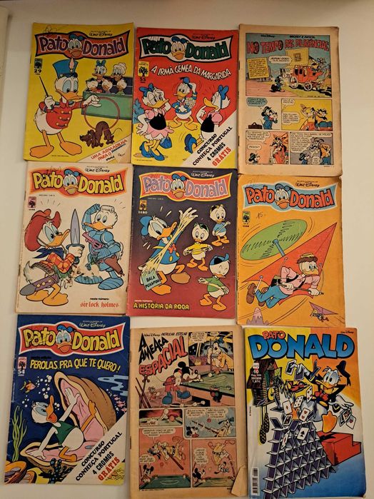 Banda desenhada da Disney editora Morumbi Pato Donald