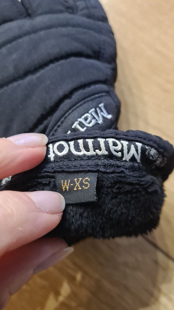 Rękawice Rękawiczki Narciarskie Snowboardowe. Marmot. Czarne. XS