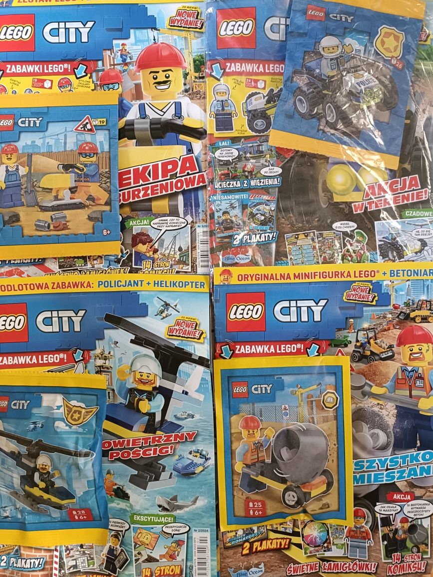 Lego City różne rodzaje