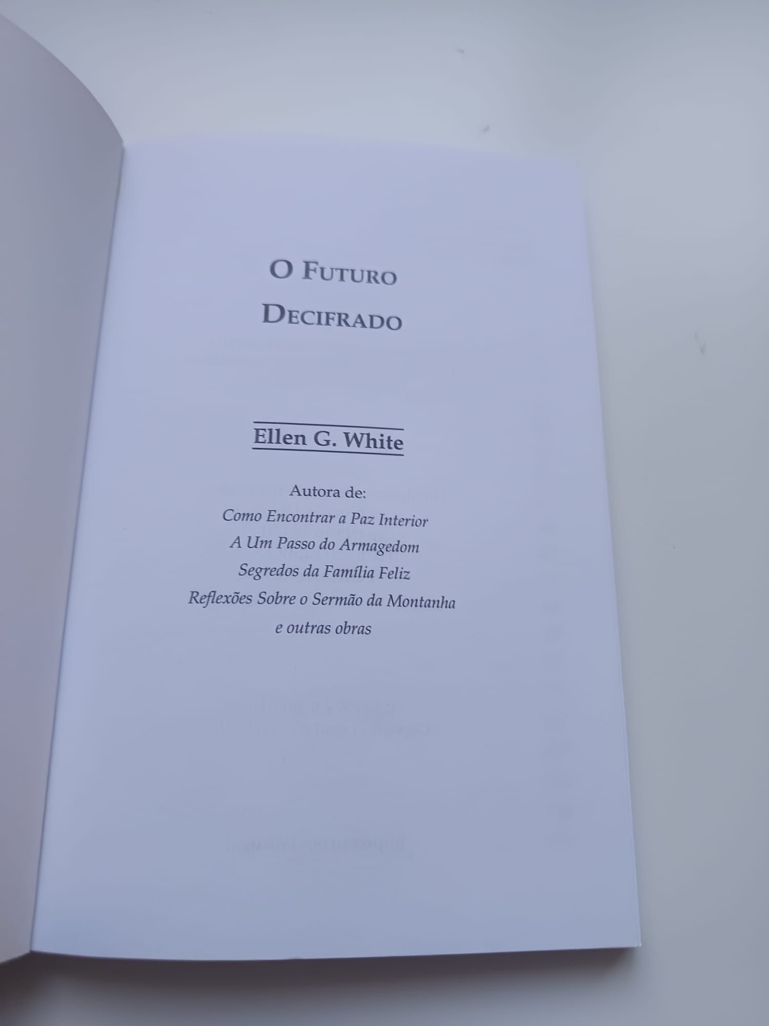 O futuro decifrado