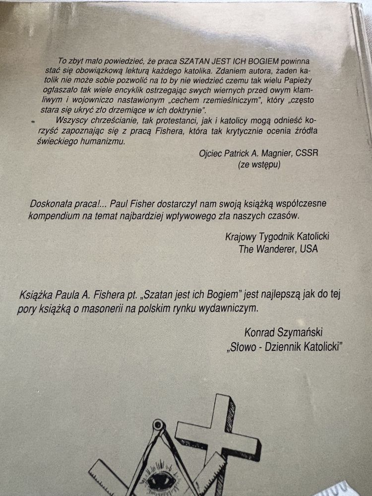 Paul Fisher Szatan jest ich Bogiem