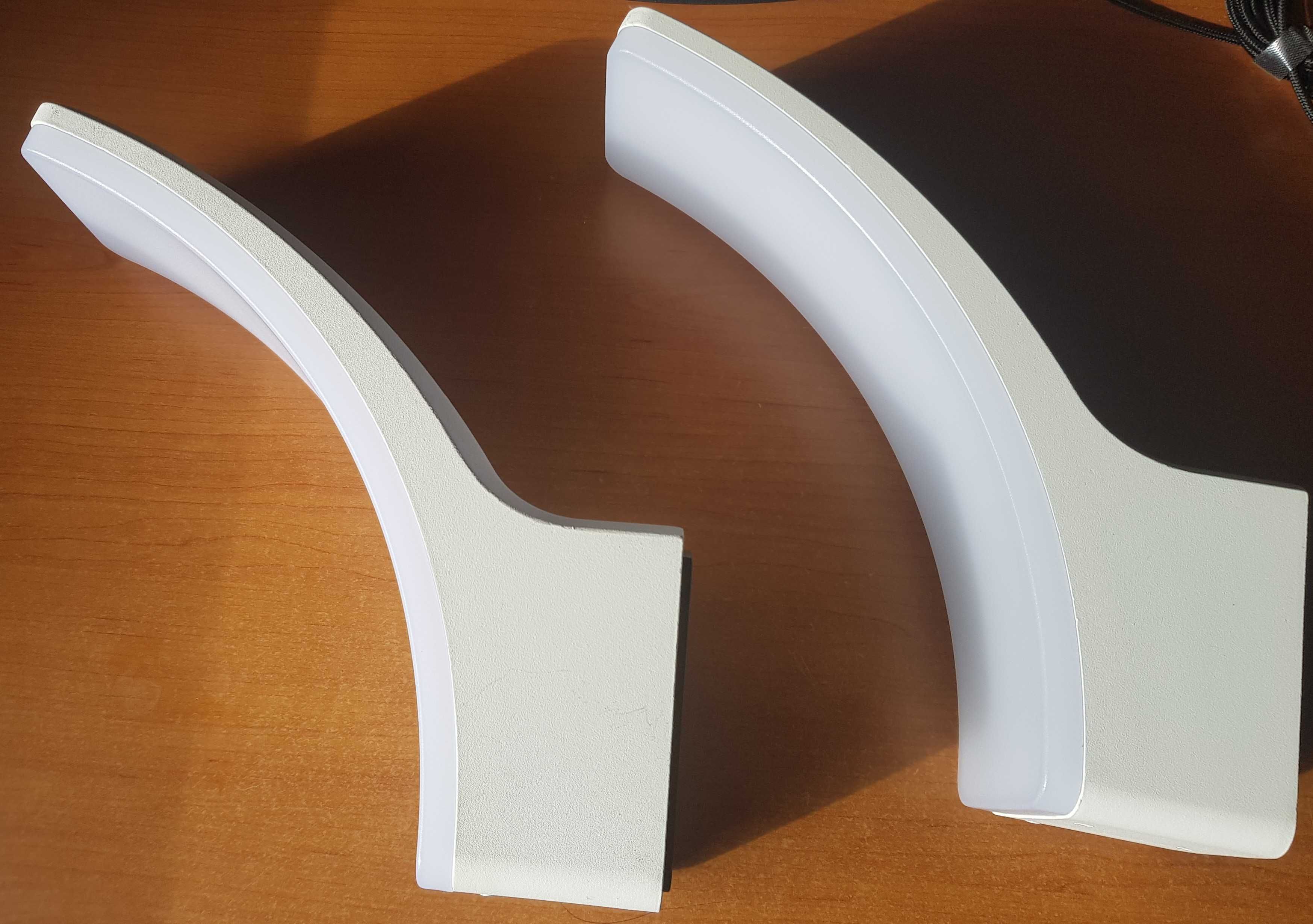 Fajne, Lampy zewnętrzne LED, 3 szt. biały kolor, Czujka ruchu