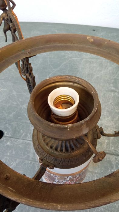 Candeeiro de teto em latão