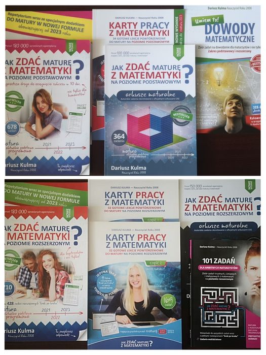 Zestaw maturalny z matematyki p. podstawowy i rozszerzony